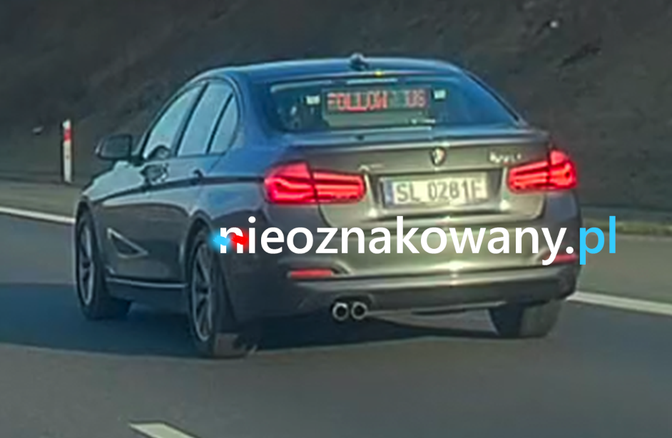 Nieoznakowany radiowóz BMW 330i xDrive